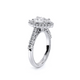 Verragio Halo Pear Engagement Ring