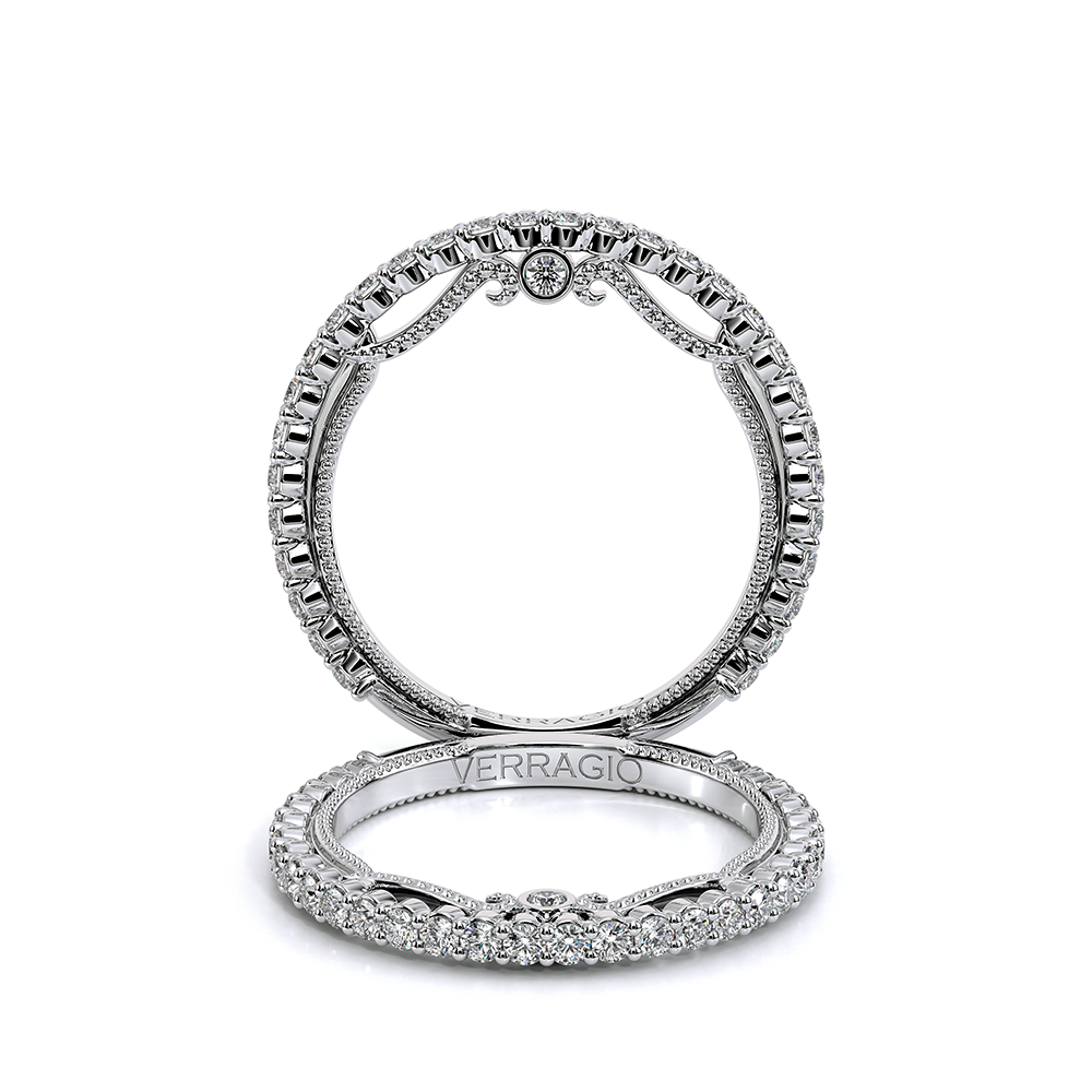 Verragio Halo Round Wedding Band