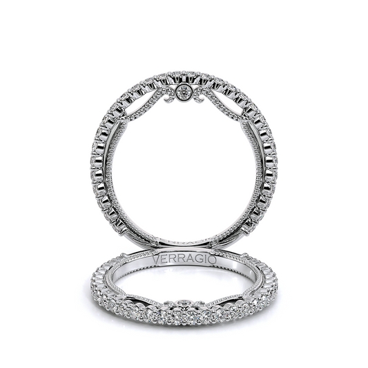 Verragio Halo Round Wedding Band