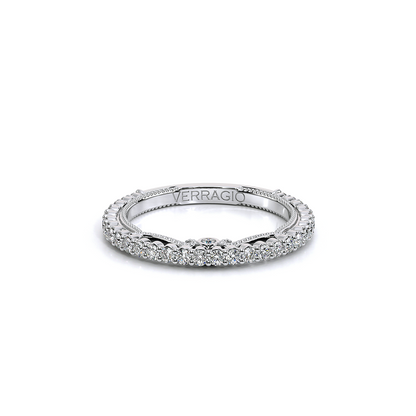 Verragio Halo Round Wedding Band