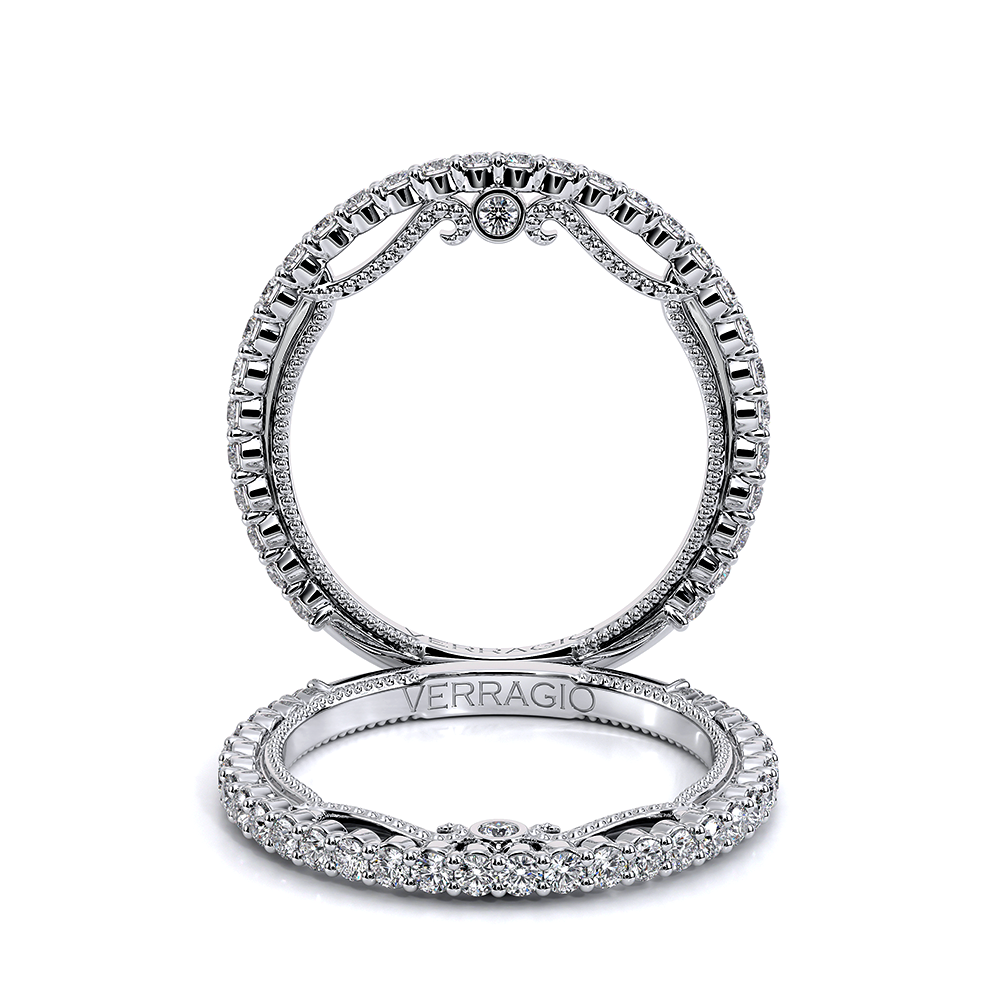 Verragio Halo Round Wedding Band