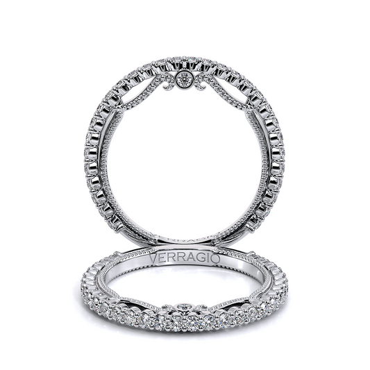 Verragio Halo Round Wedding Band