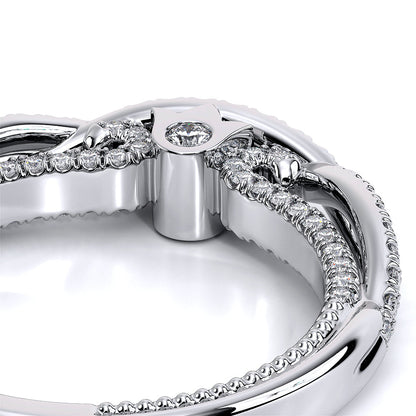 Verragio Halo Round Wedding Band