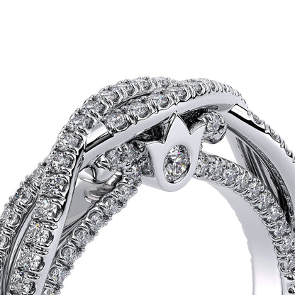 Verragio Halo Round Wedding Band