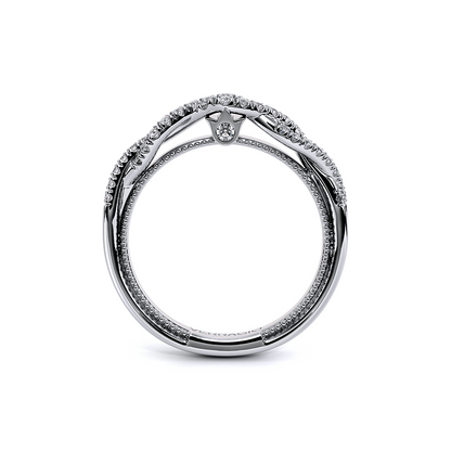 Verragio Halo Round Wedding Band