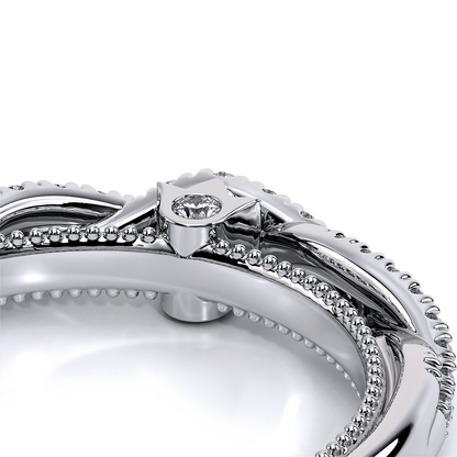 Verragio Halo Round Wedding Band