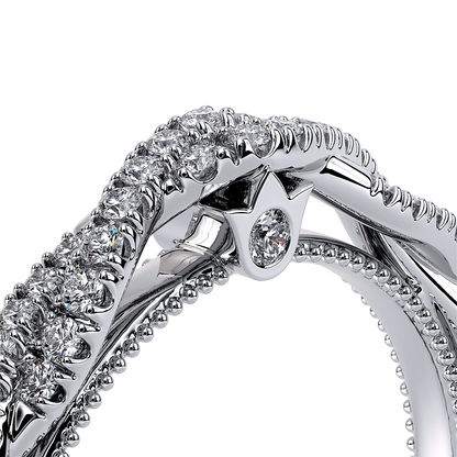 Verragio Halo Round Wedding Band