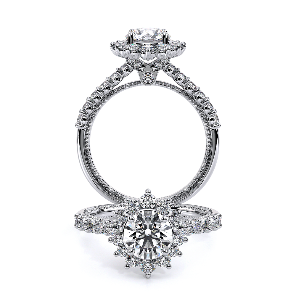 Verragio Halo Round Engagement Ring
