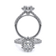 Verragio Halo Princess Engagement Ring