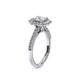 Verragio Halo Princess Engagement Ring