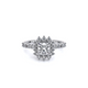 Verragio Halo Princess Engagement Ring