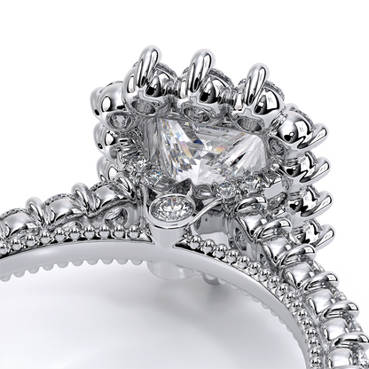 Verragio Halo Princess Engagement Ring