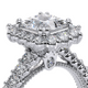 Verragio Halo Princess Engagement Ring