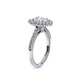 Verragio Halo Pear Engagement Ring