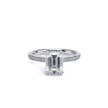 Verragio Solitaire Emerald Engagement Ring
