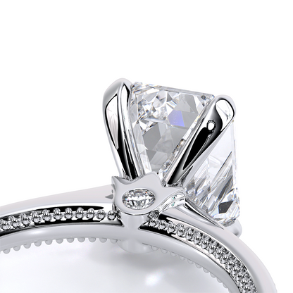 Verragio Solitaire Emerald Engagement Ring