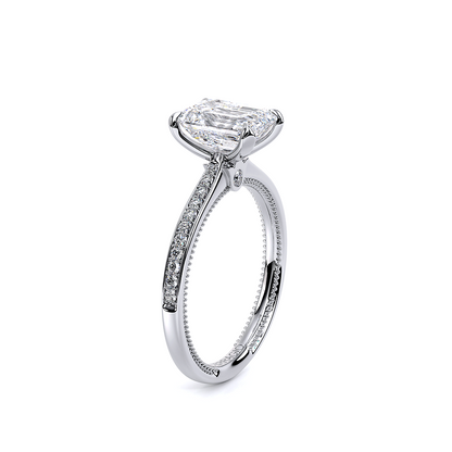 Verragio Solitaire Emerald Engagement Ring