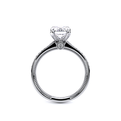 Verragio Solitaire Emerald Engagement Ring