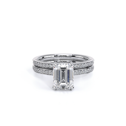 Verragio Solitaire Emerald Engagement Ring
