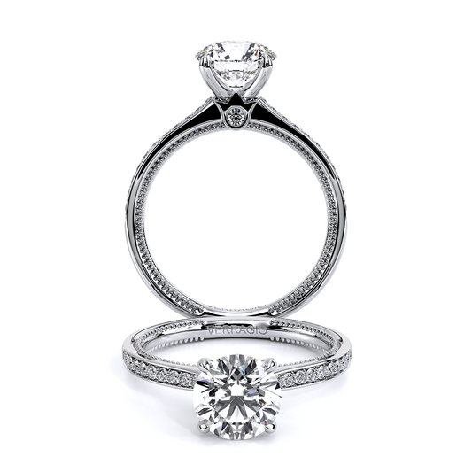 Verragio Pave Round Engagement Ring