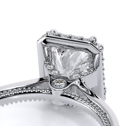 Verragio Solitaire Emerald Engagement Ring