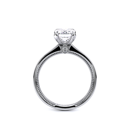 Verragio Solitaire Emerald Engagement Ring
