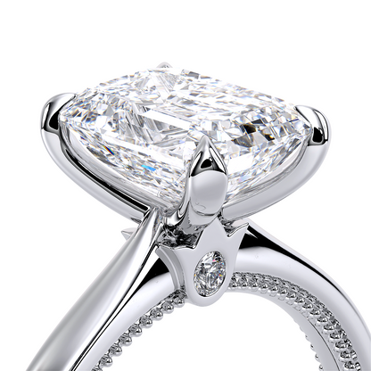 Verragio Solitaire Emerald Engagement Ring