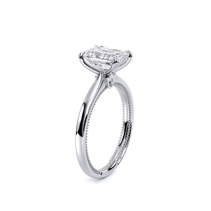 Verragio Solitaire Emerald Engagement Ring
