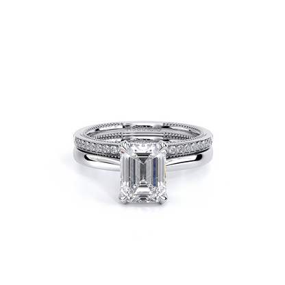 Verragio Solitaire Emerald Engagement Ring