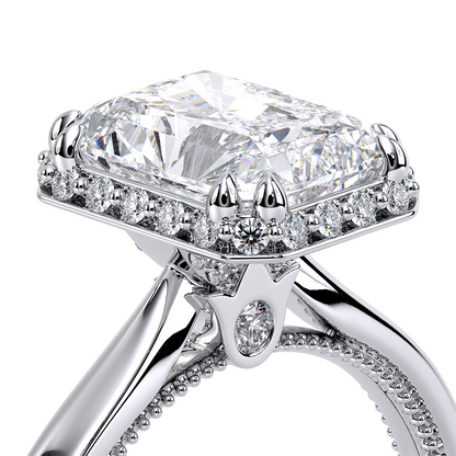 Verragio Solitaire Emerald Engagement Ring