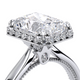 Verragio Solitaire Emerald Engagement Ring
