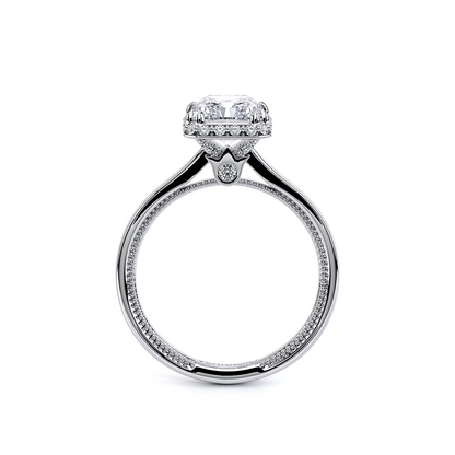 Verragio Solitaire Emerald Engagement Ring
