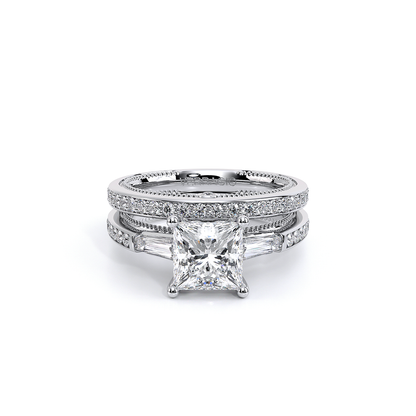 Verragio Three-Stone Princess Engagement Ring