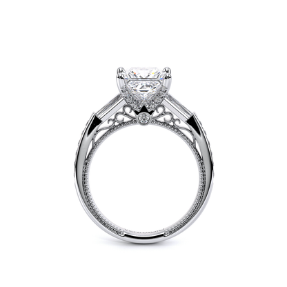Verragio Three-Stone Princess Engagement Ring