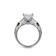 Verragio Three-Stone Princess Engagement Ring