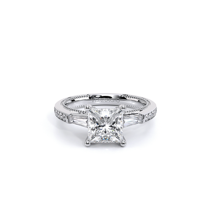 Verragio Three-Stone Princess Engagement Ring