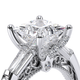 Verragio Three-Stone Princess Engagement Ring