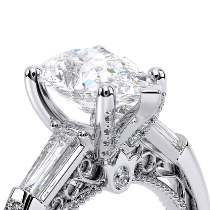 Verragio Three-Stone Pear Engagement Ring