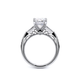 Verragio Three-Stone Emerald Engagement Ring