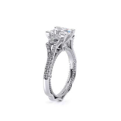 Verragio Three-Stone Princess Engagement Ring