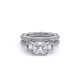 Verragio Three-Stone Princess Engagement Ring