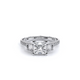 Verragio Three-Stone Princess Engagement Ring