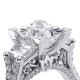 Verragio Three-Stone Princess Engagement Ring