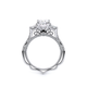 Verragio Three-Stone Oval Engagement Ring
