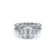 Verragio Three-Stone Emerald Engagement Ring