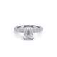 Verragio Pave Emerald Engagement Ring