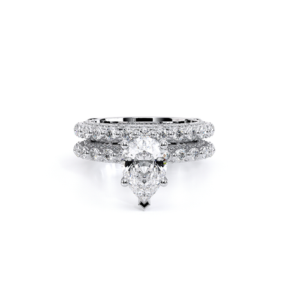 Verragio Pave Pear Engagement Ring