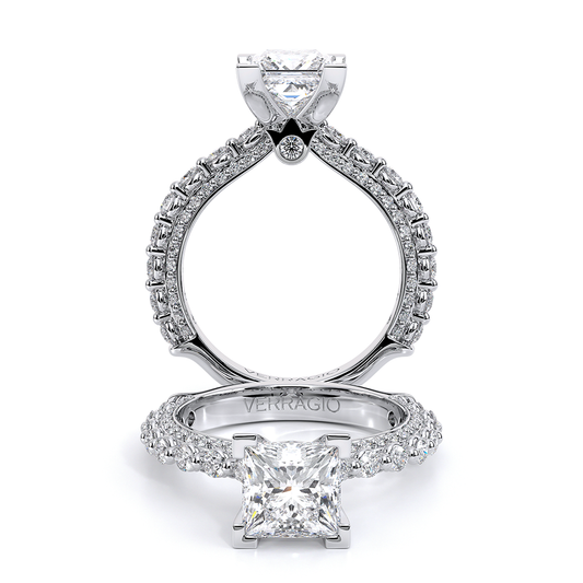 Verragio Pave Princess Engagement Ring