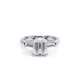 Verragio Three-Stone Emerald Engagement Ring