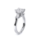 Verragio Three-Stone Princess Engagement Ring